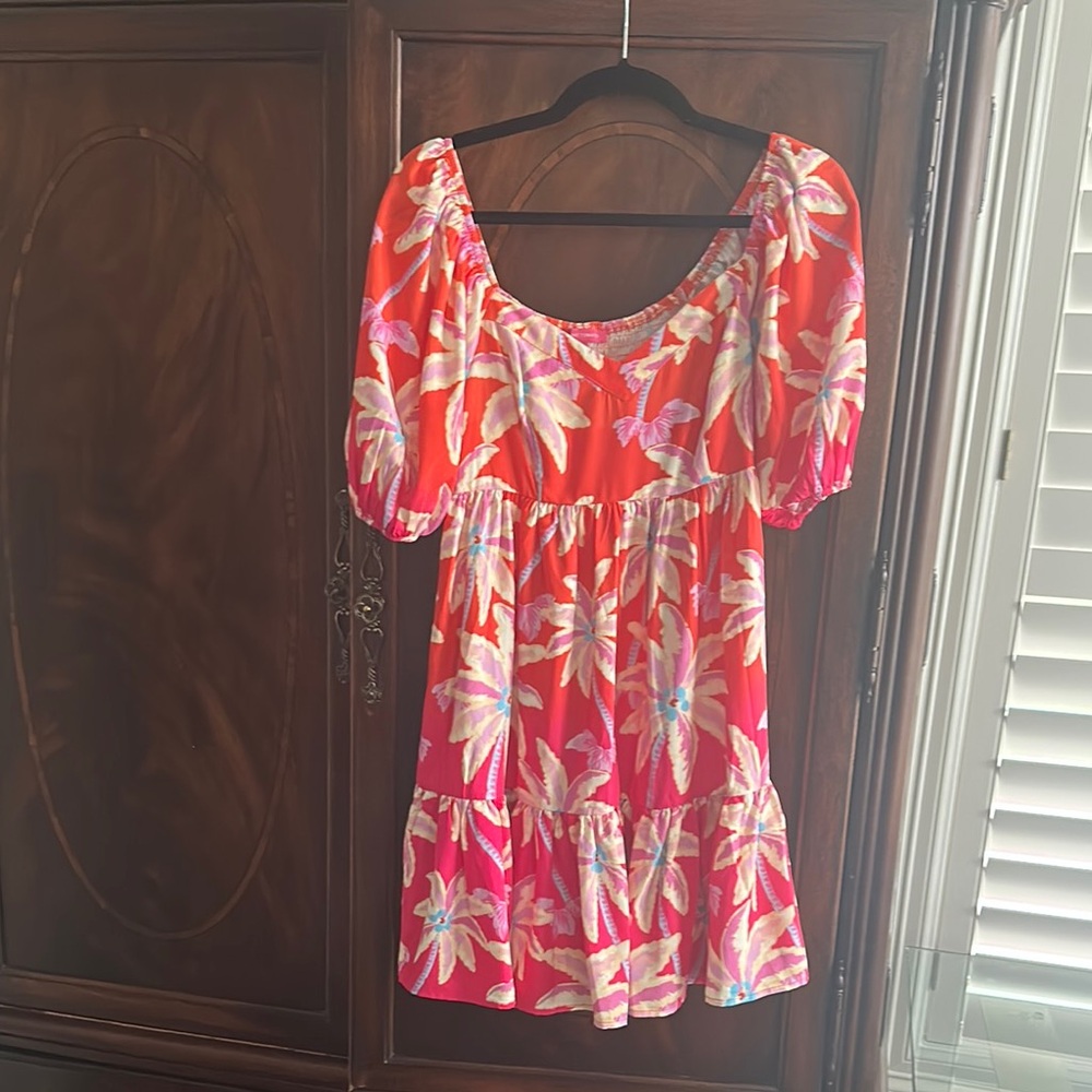 Flying Tomato Floral Mini Dress - Red and Pink